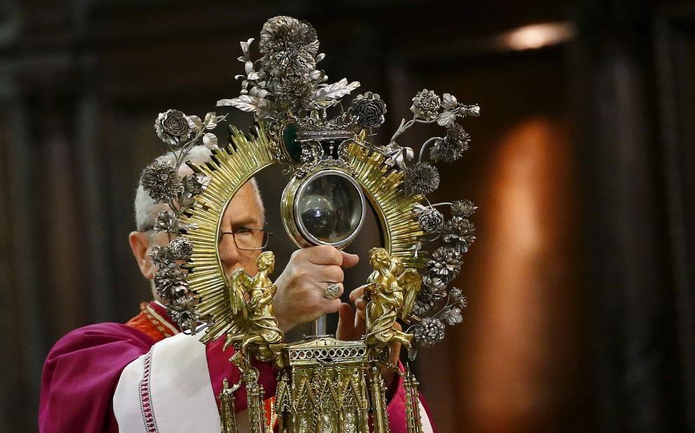 Relikvijar krvi sv. Januarija / Foto: Vatican News