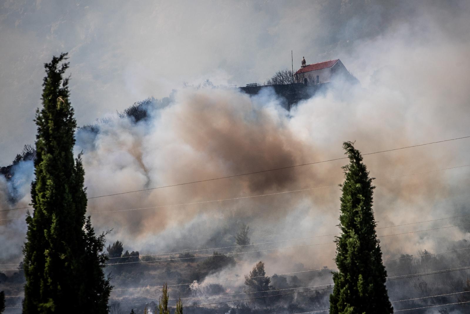 Veliki požar u Sućurcu oko crkvice sv. Jurja