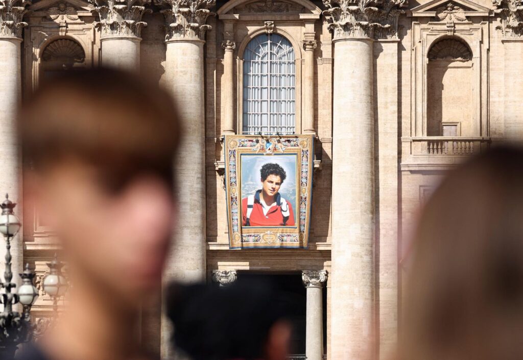 najljepše misli sv. Karla Acutisa/ Kanonizacija Karla Acutisa i Pier Giorgia Frassatija / Foto: Matteo Minnella/REUTERS