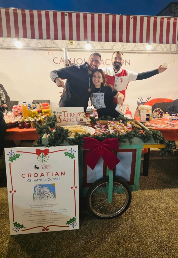 Hrvatski štand na božićnom sajmu u Betlehemu